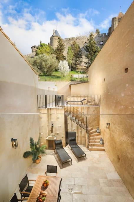 Longue Vie A La Reine - Piscine - Chateau Carcassonne Eksteriør bilde